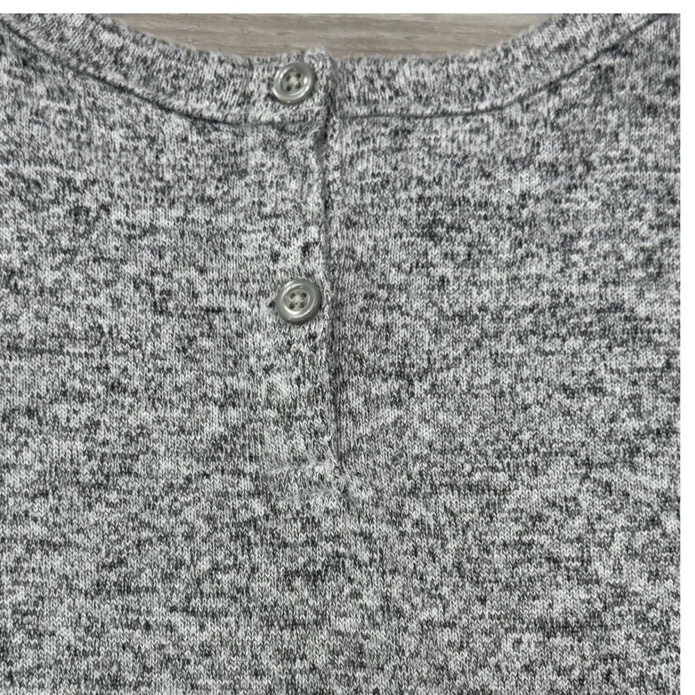 Gap Toddler Girls Long Sleeve Floral Mixed‎ Media Dress Grey Pink Yellow Size 3T